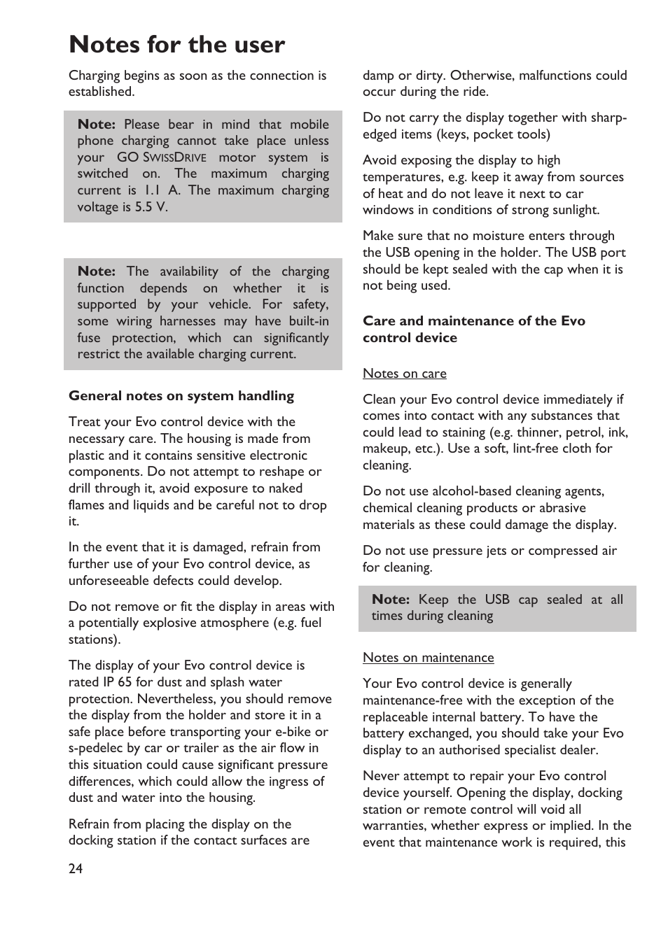 HP Velotechnik Go SwissDrive system for HP Velotechnik User Manual | Page 26 / 40