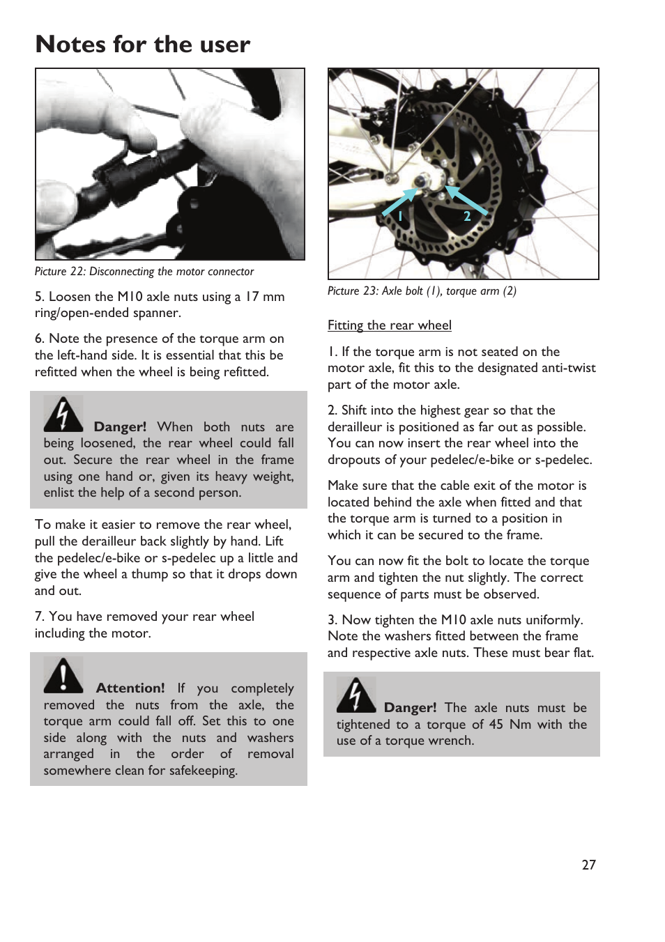 HP Velotechnik Go SwissDrive system for HP Velotechnik User Manual | Page 29 / 40