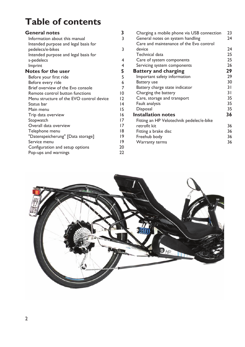 HP Velotechnik Go SwissDrive system for HP Velotechnik User Manual | Page 4 / 40