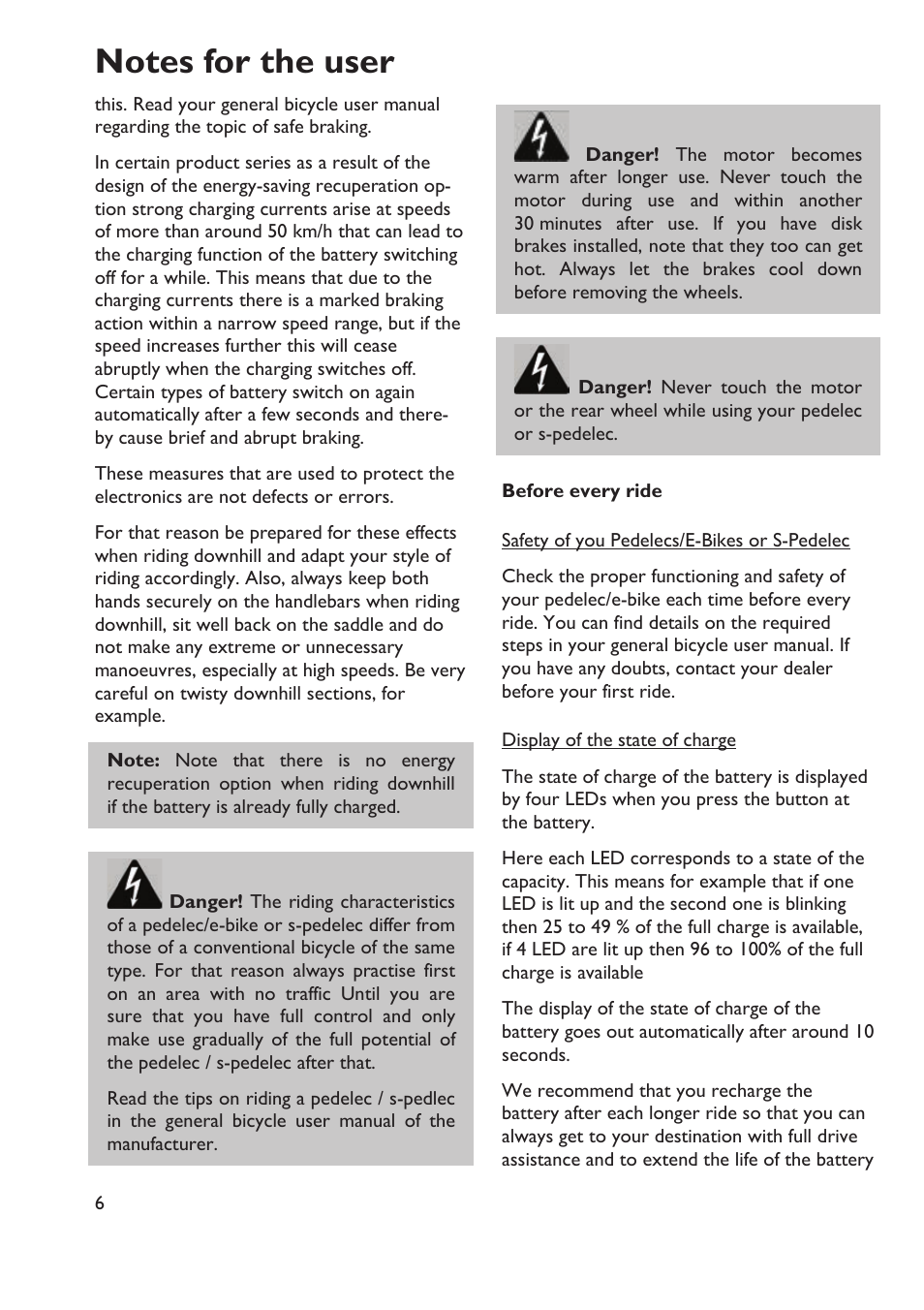 HP Velotechnik Go SwissDrive system for HP Velotechnik User Manual | Page 8 / 40