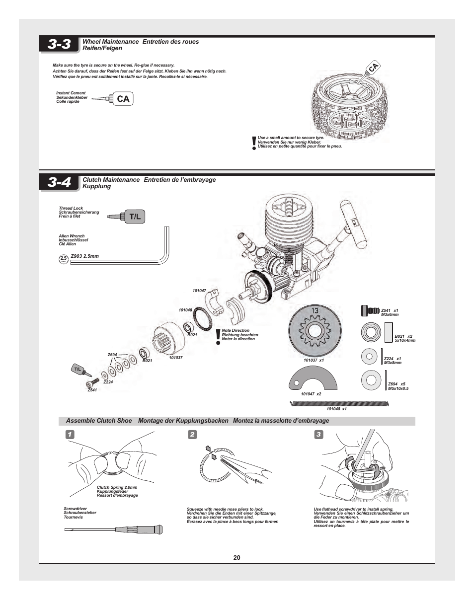 Bullet_30_st-mt_pg19.pdf | HPI Racing RTR BULLET MT 3.0 W/2.4GHZ User Manual | Page 20 / 44