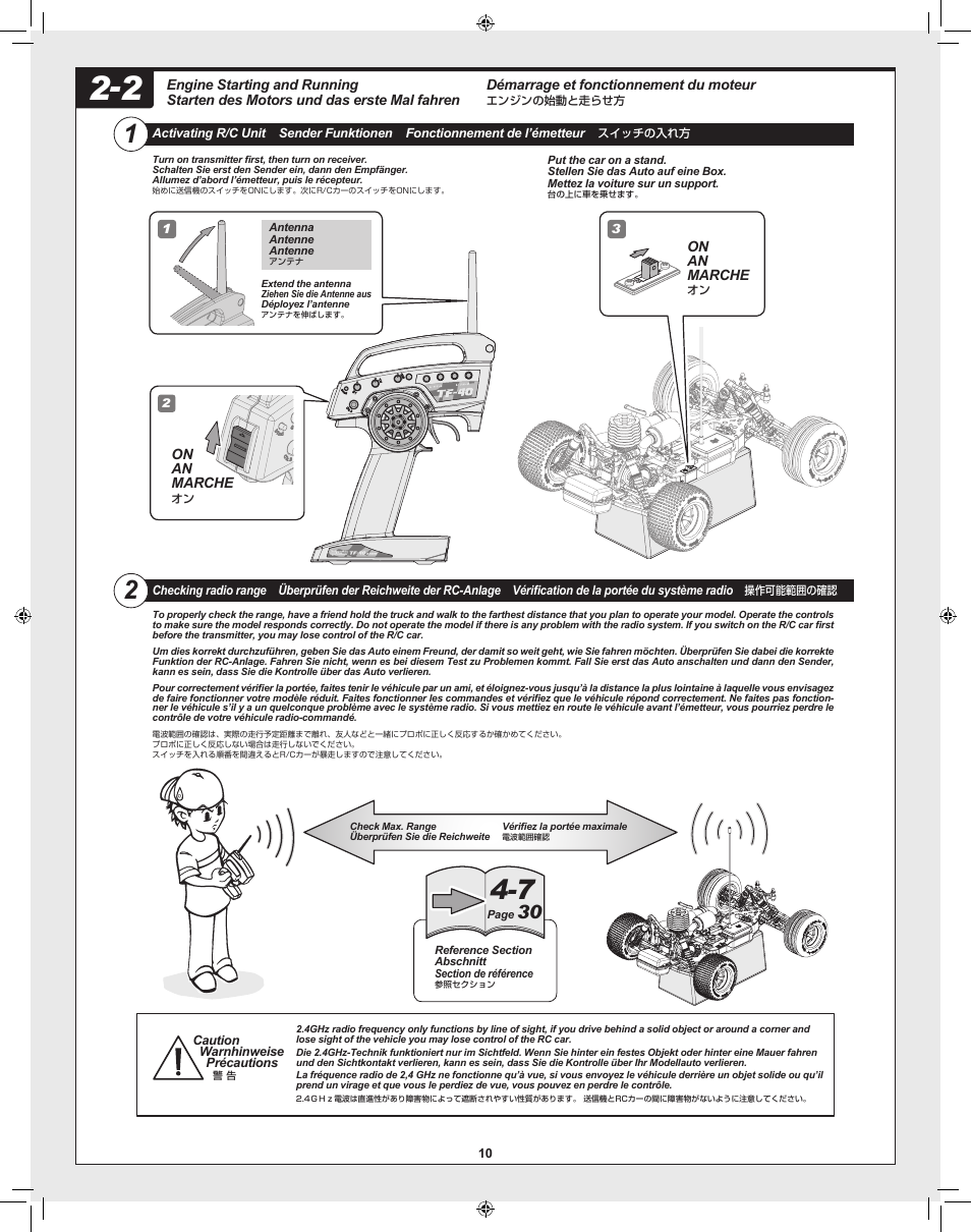 HPI Racing RTR FIRESTORM 10T 2.4 User Manual | Page 10 / 60