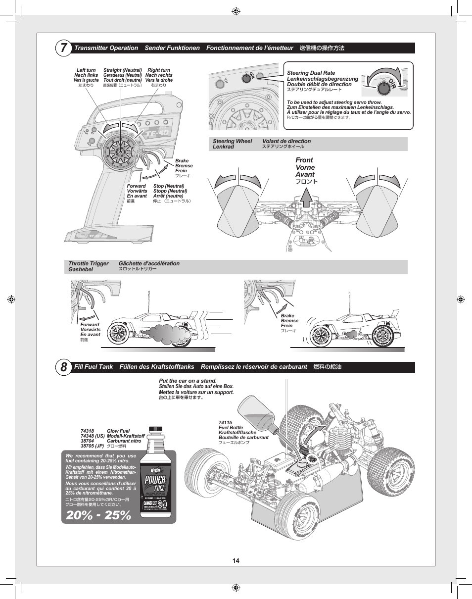 Front vorne avant | HPI Racing RTR FIRESTORM 10T 2.4 User Manual | Page 14 / 60