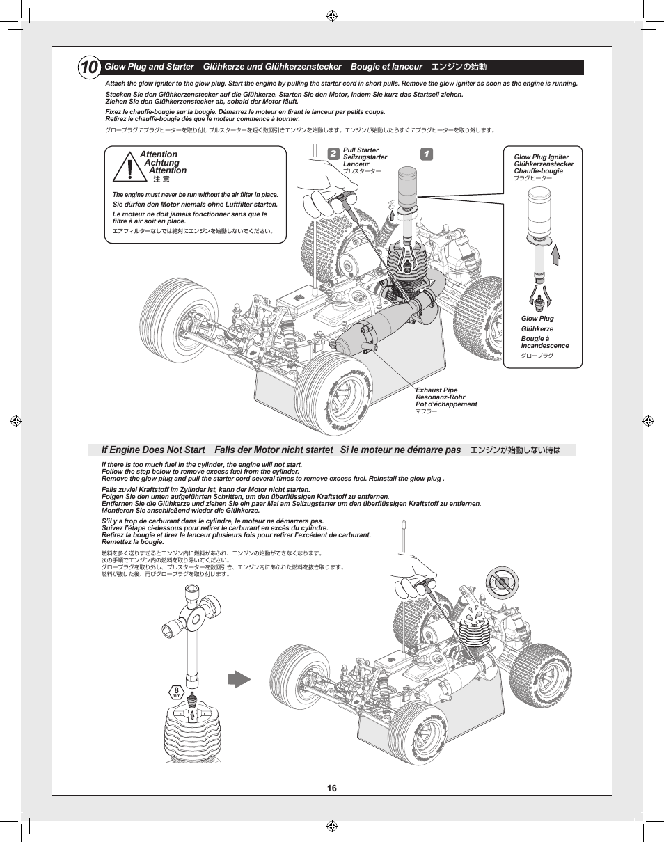 HPI Racing RTR FIRESTORM 10T 2.4 User Manual | Page 16 / 60