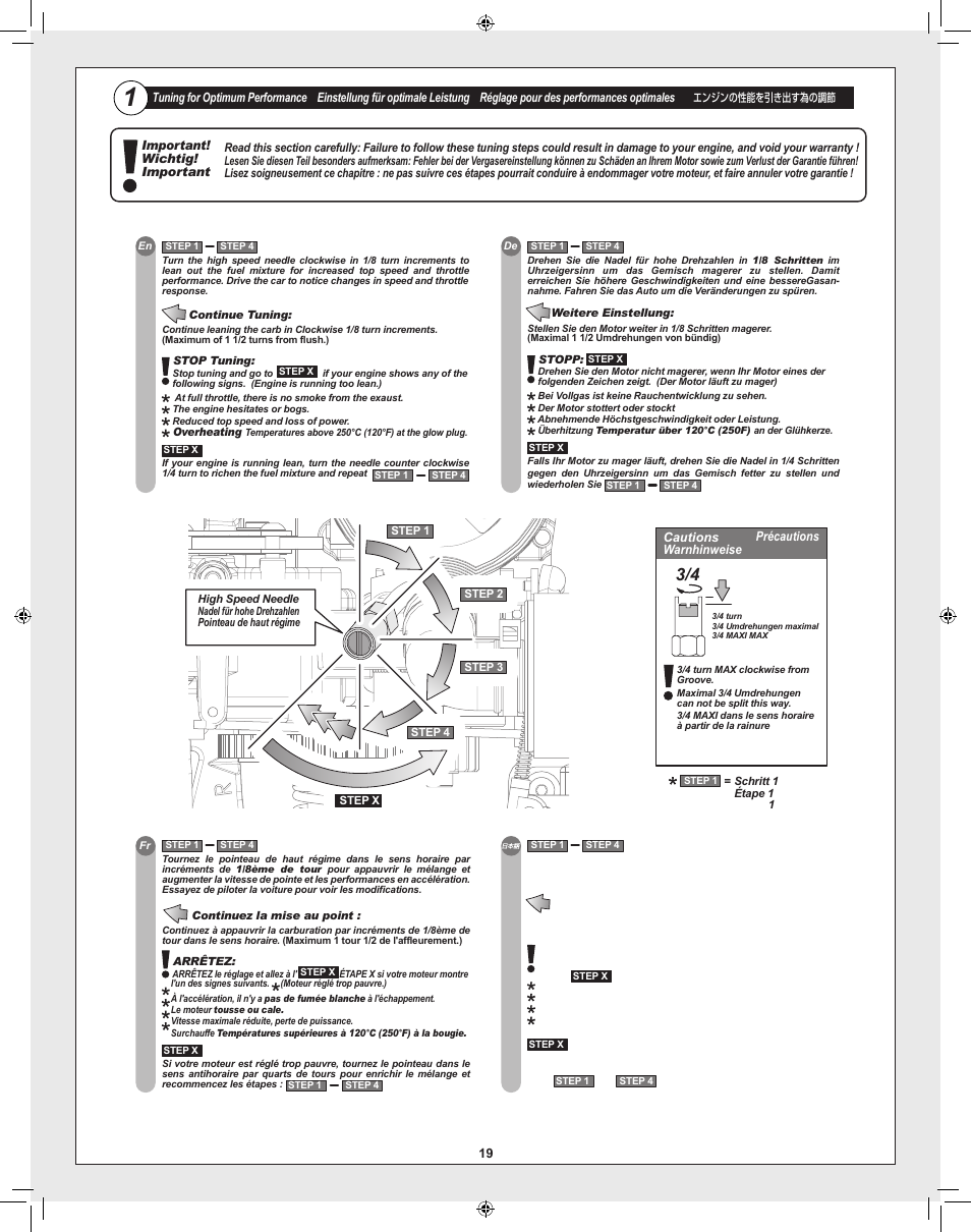HPI Racing RTR FIRESTORM 10T 2.4 User Manual | Page 19 / 60