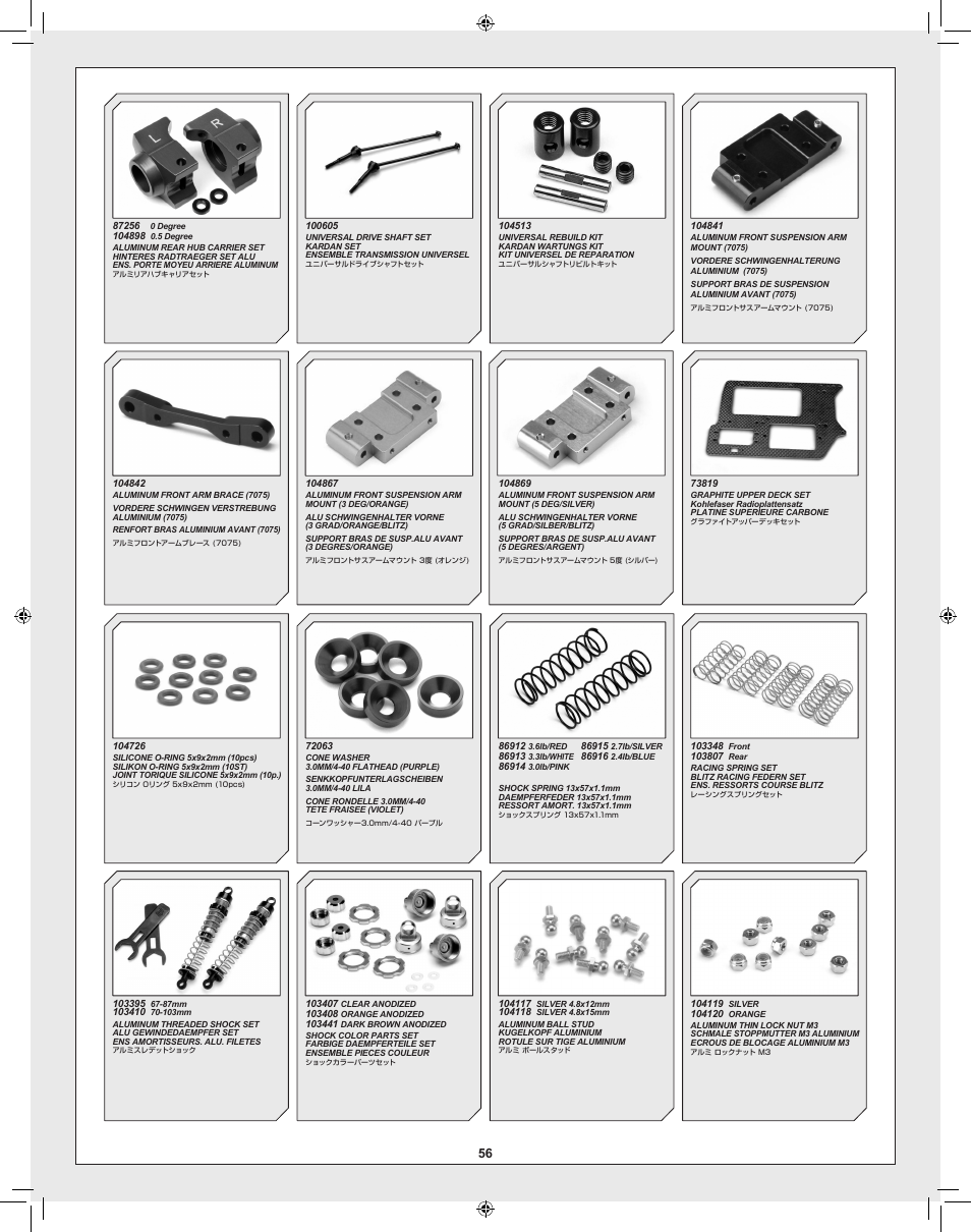 HPI Racing RTR FIRESTORM 10T 2.4 User Manual | Page 56 / 60