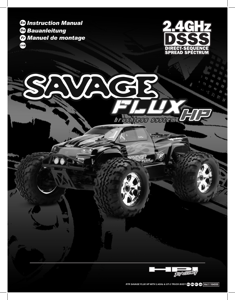 HPI Racing Savage Flux User Manual | 56 pages