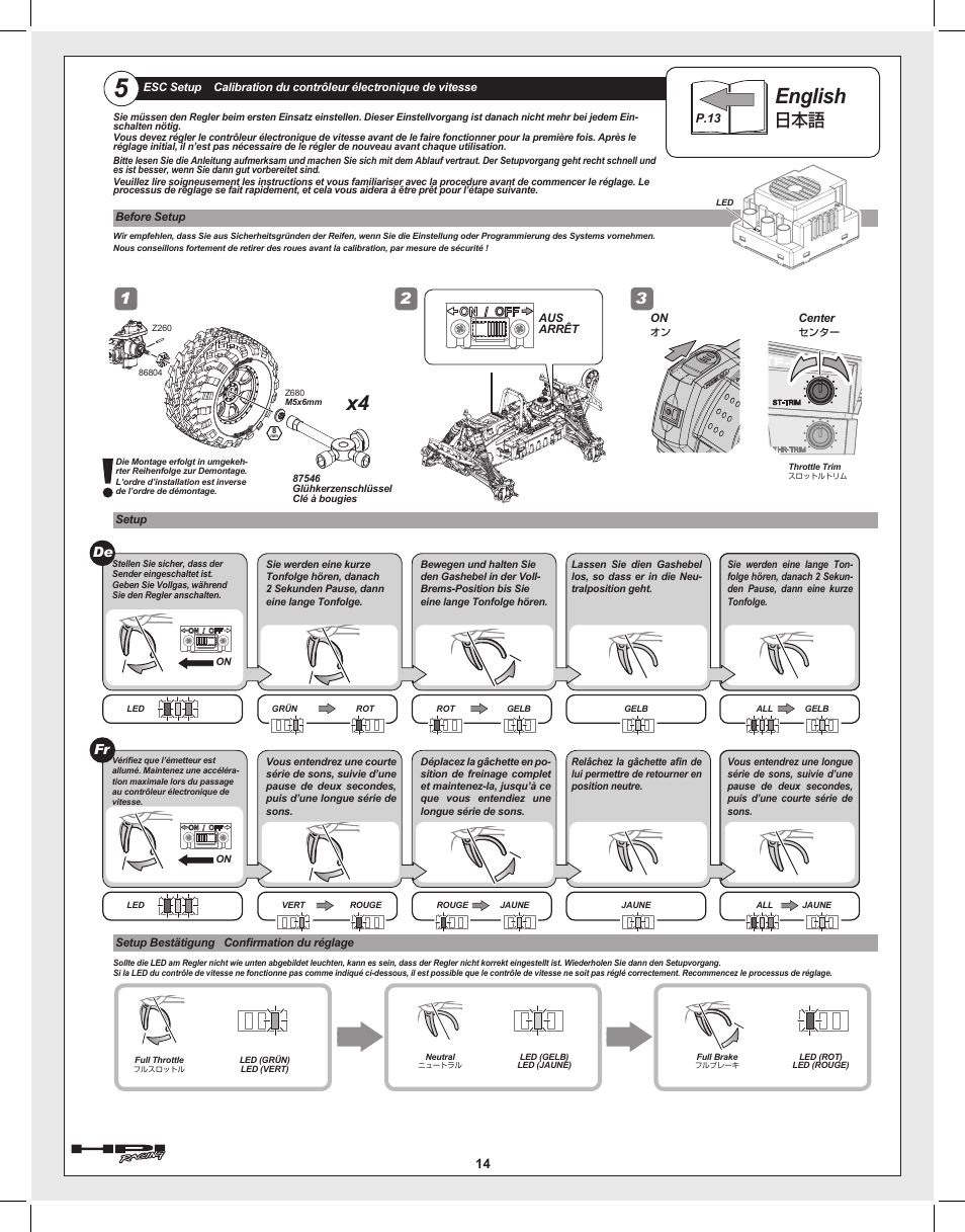English | HPI Racing Savage Flux User Manual | Page 14 / 56