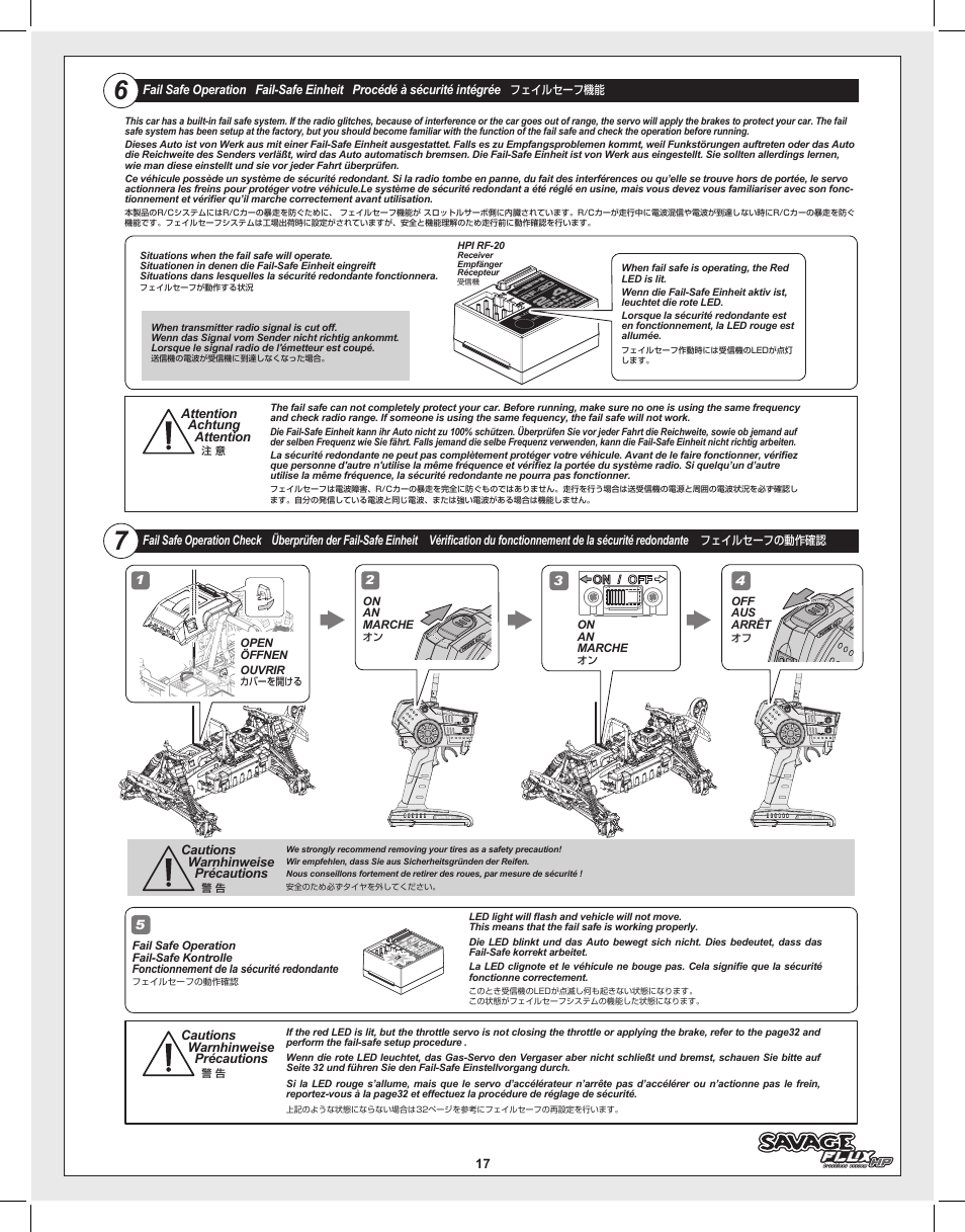 HPI Racing Savage Flux User Manual | Page 17 / 56
