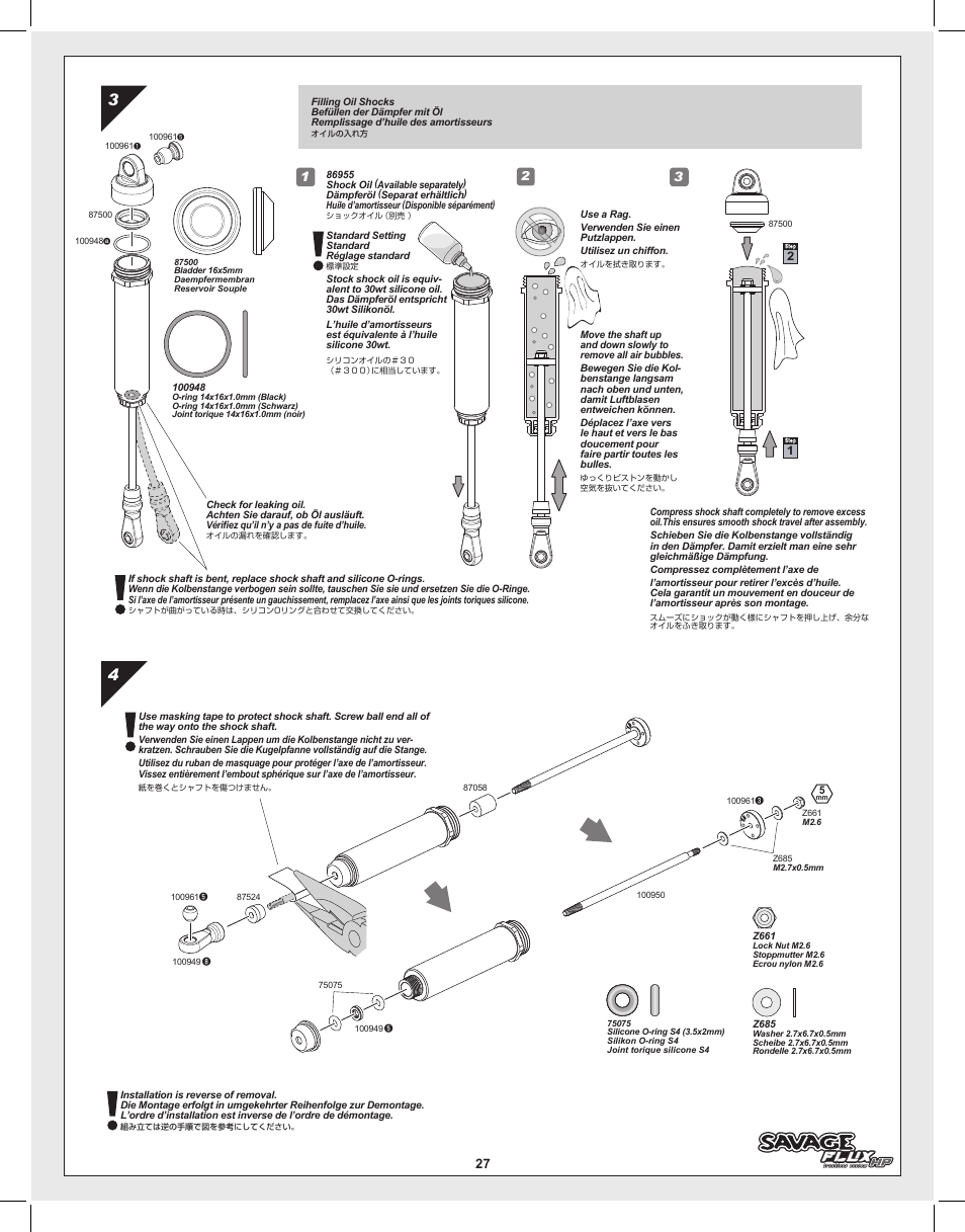 HPI Racing Savage Flux User Manual | Page 27 / 56