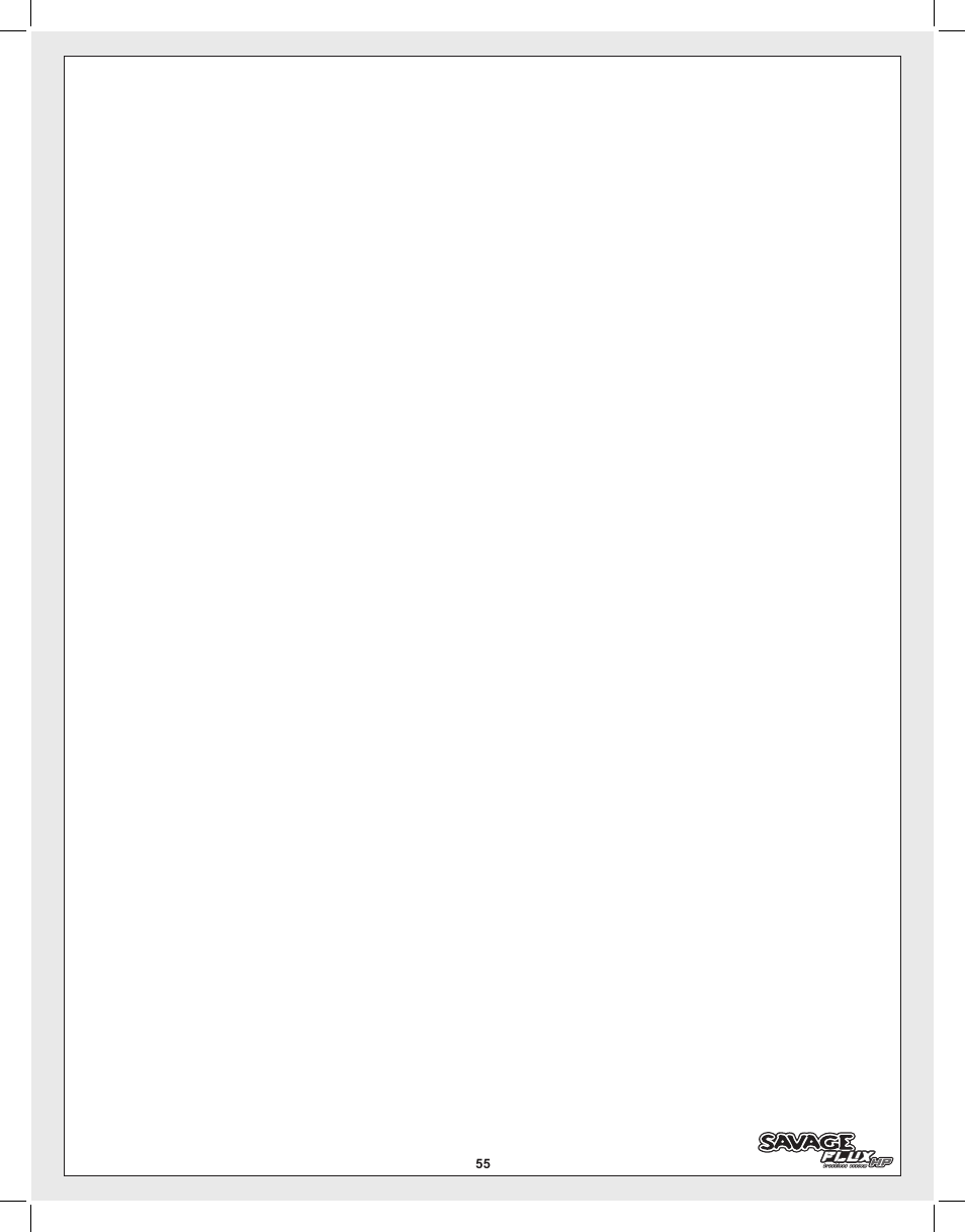 HPI Racing Savage Flux User Manual | Page 55 / 56
