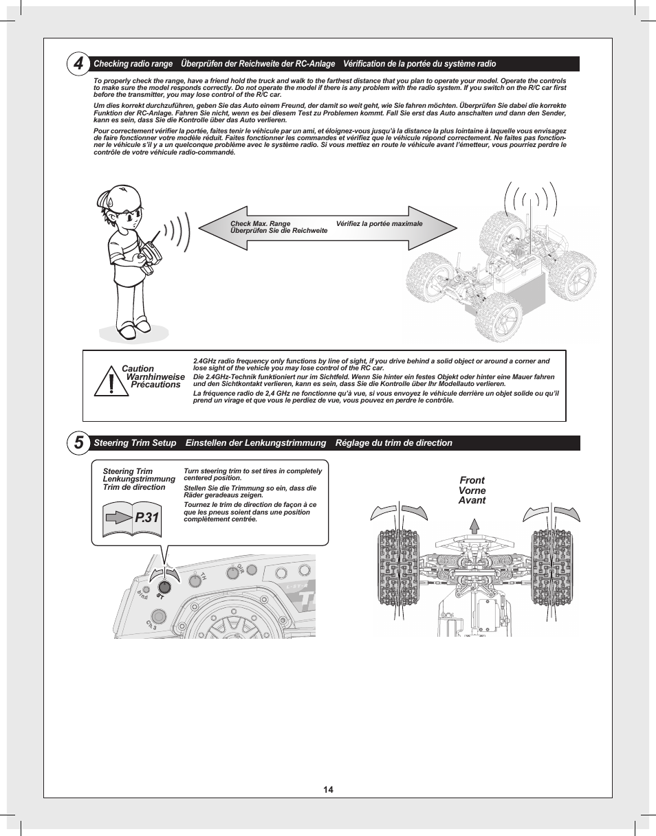 P.31 | HPI Racing Bullet Flux User Manual | Page 14 / 48