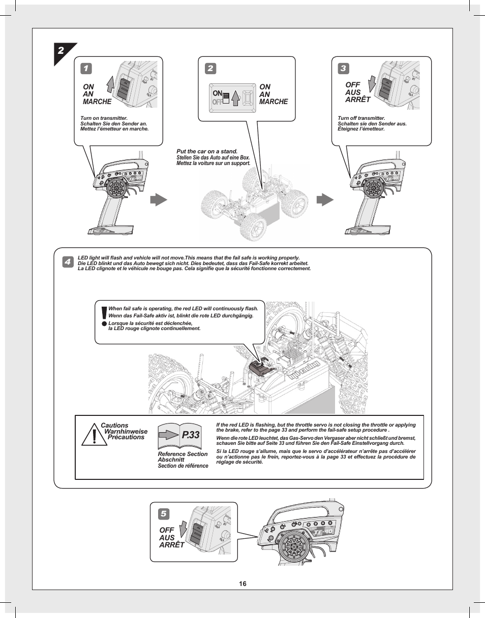 P.33 | HPI Racing Bullet Flux User Manual | Page 16 / 48