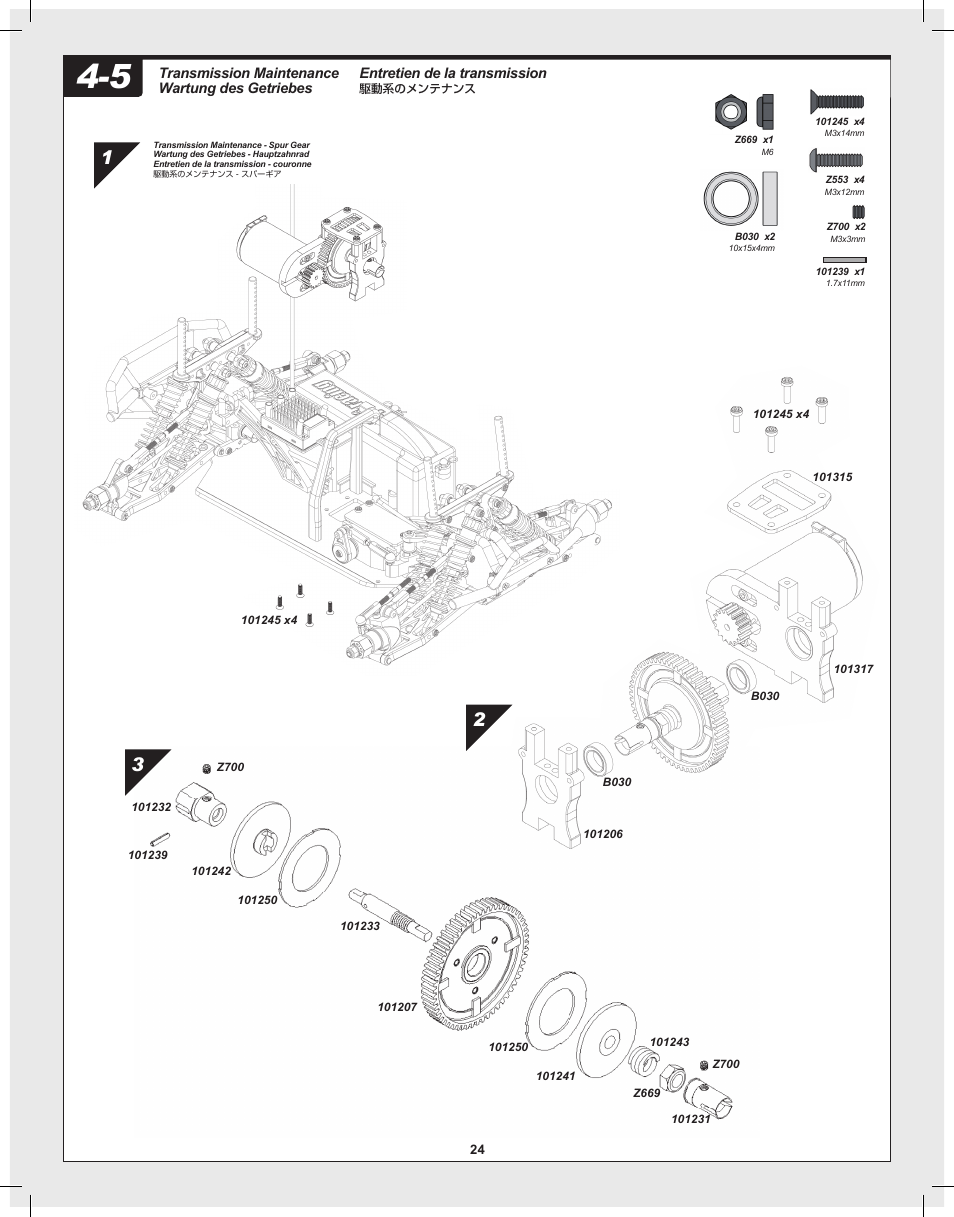 HPI Racing Bullet Flux User Manual | Page 24 / 48