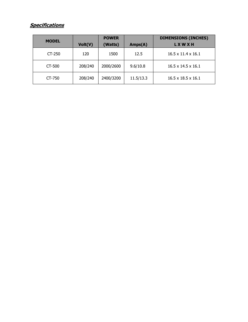 Cecilware CT-500 User Manual | Page 11 / 12