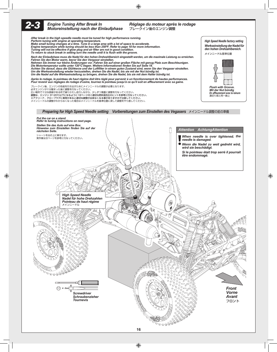 HPI Racing Savage XL 5.9 User Manual | Page 16 / 60