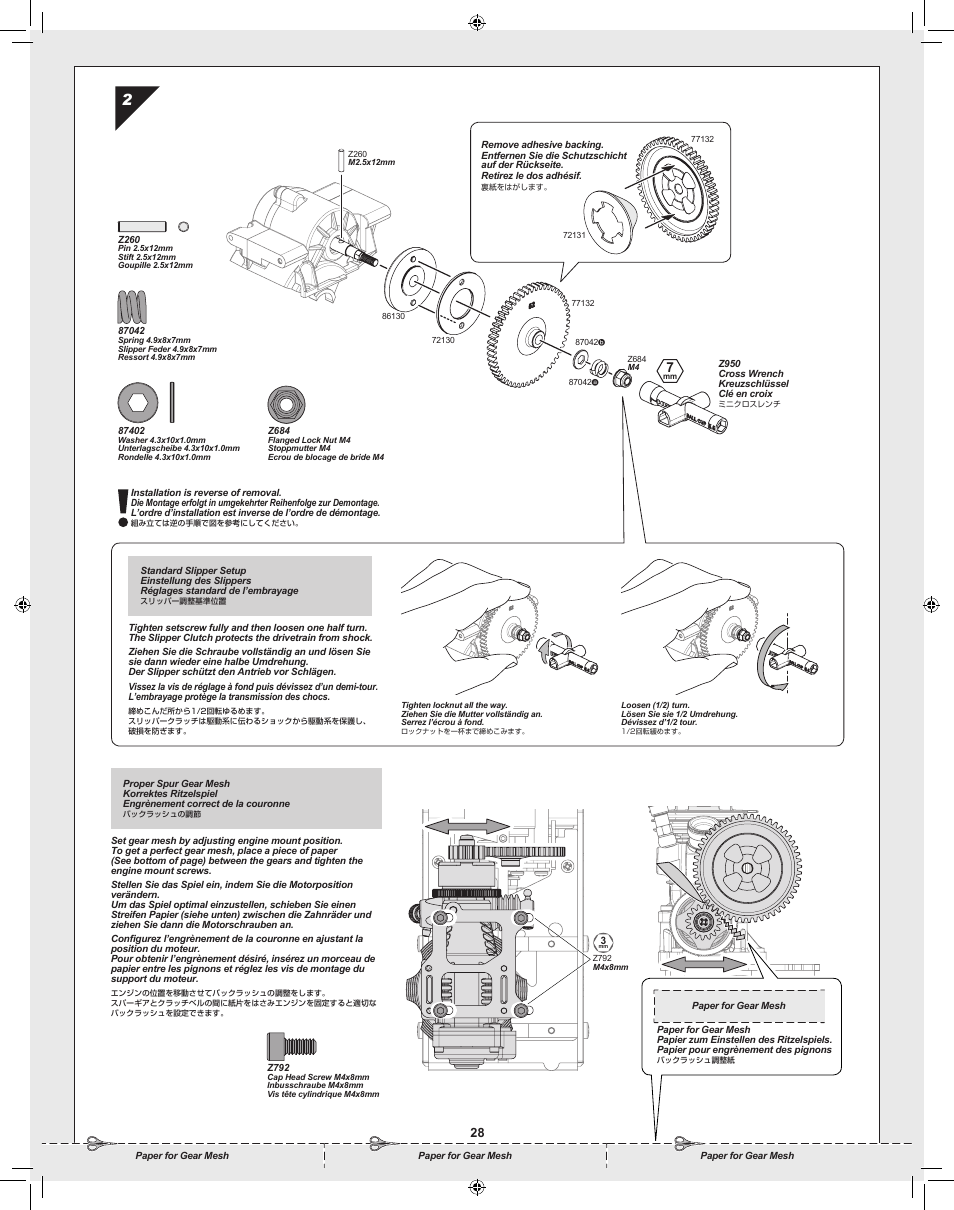 HPI Racing Savage XL 5.9 User Manual | Page 28 / 60