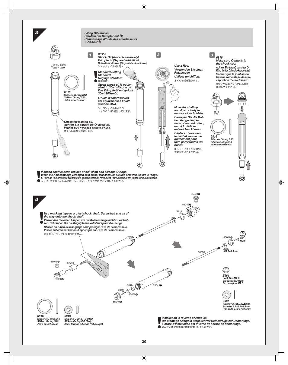 HPI Racing Savage XL 5.9 User Manual | Page 30 / 60