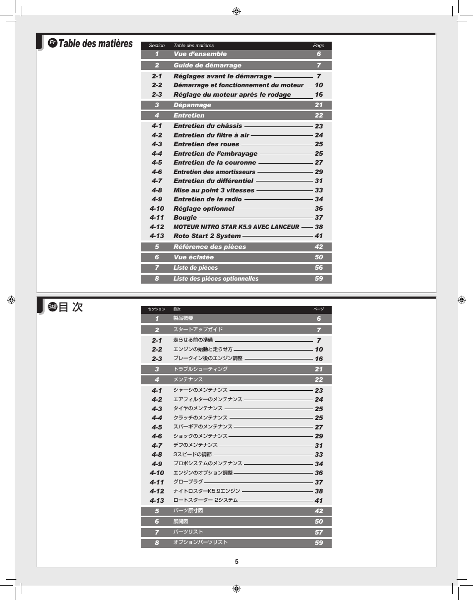 HPI Racing Savage XL 5.9 User Manual | Page 5 / 60