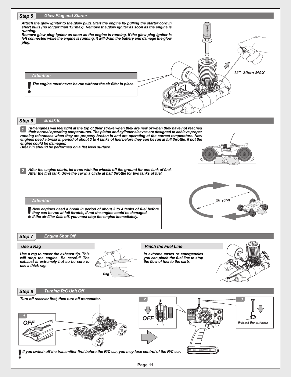 12005-1_pg11.ai | HPI Racing Helfire RTR User Manual | Page 11 / 44