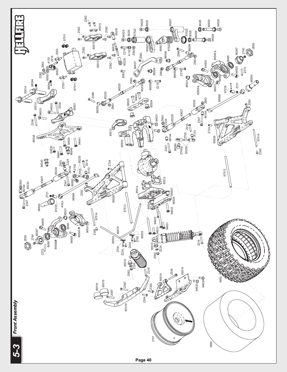 12005-1_pg40.ai, Page 40 | HPI Racing Helfire RTR User Manual | Page 40 / 44