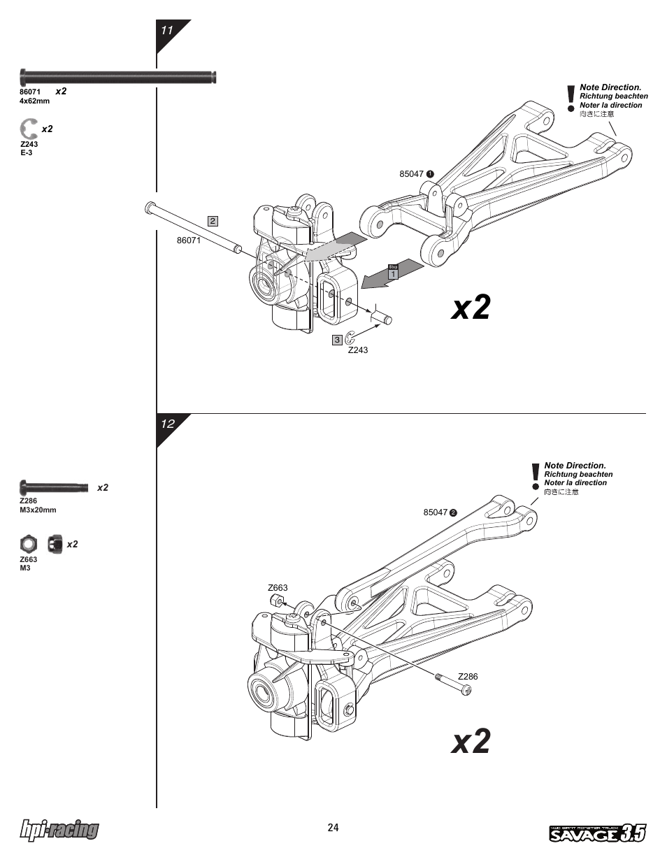 I-12881-1_p24.pdf | HPI Racing Savage 3.5 User Manual | Page 24 / 68