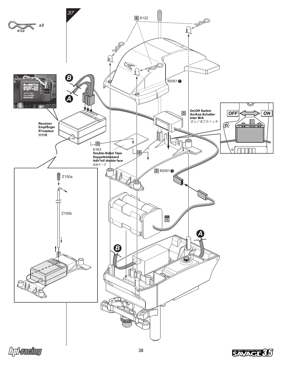 I-12881-1_p38.pdf | HPI Racing Savage 3.5 User Manual | Page 38 / 68