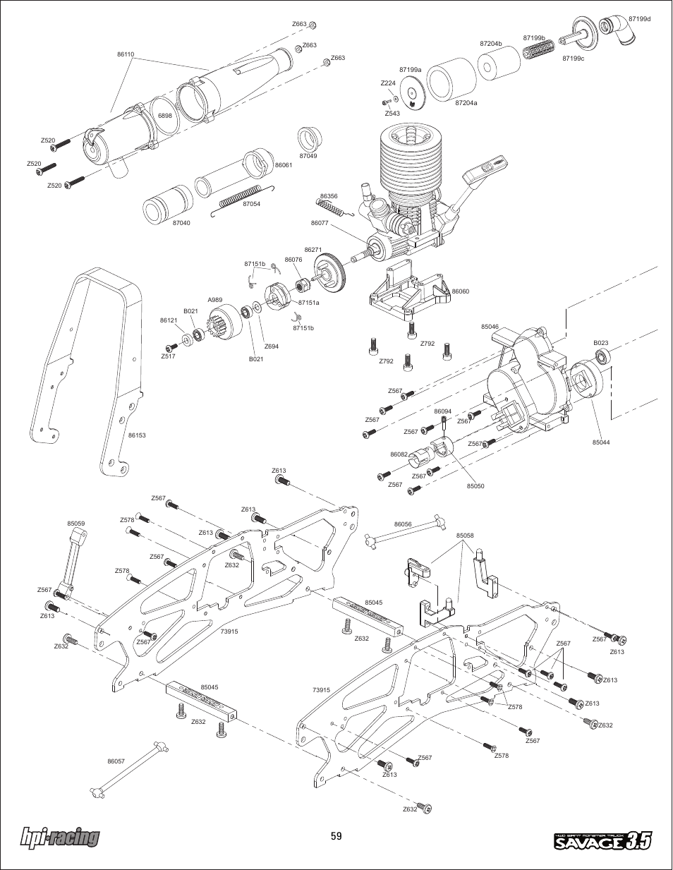 I-12881-1_p59.pdf | HPI Racing Savage 3.5 User Manual | Page 59 / 68