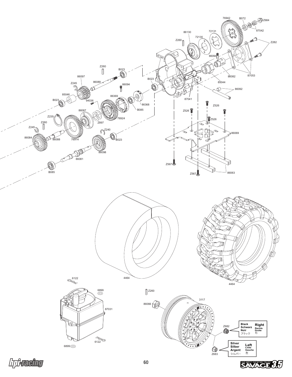 I-12881-1_p60.pdf | HPI Racing Savage 3.5 User Manual | Page 60 / 68