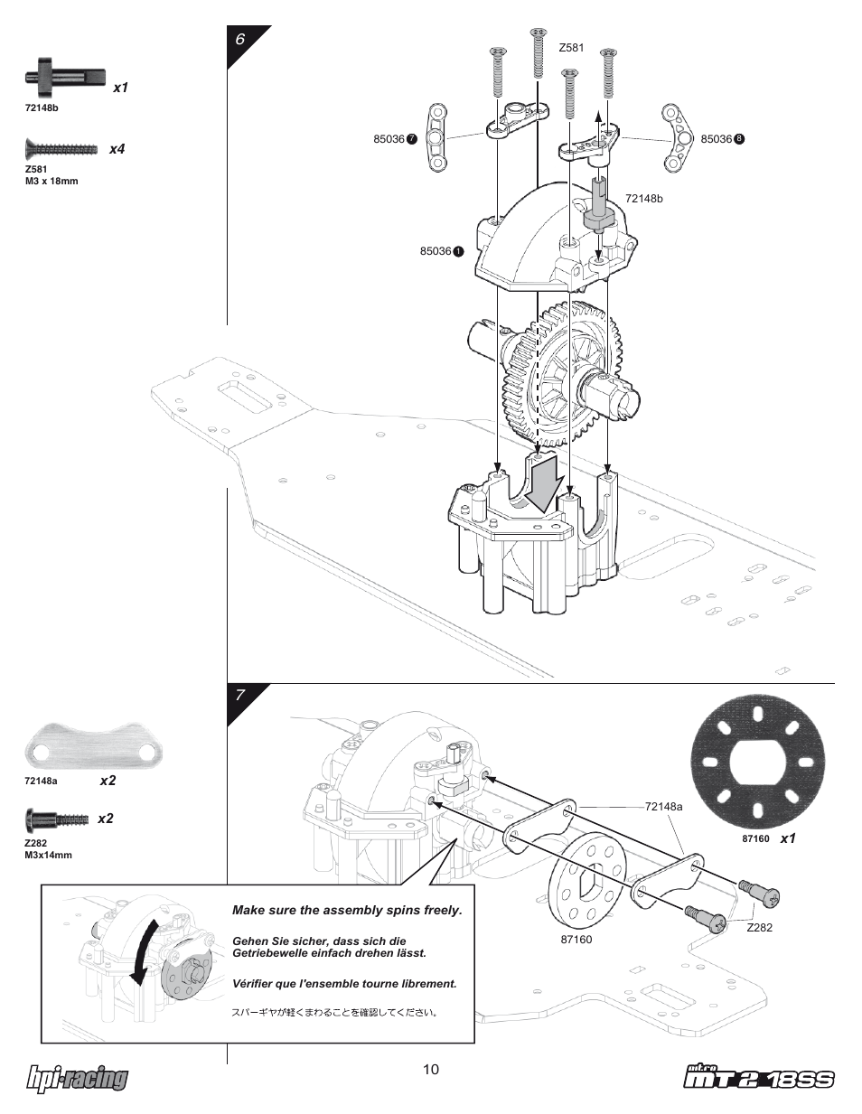 Mt2_ss_10.pdf | HPI Racing Nitro RS4 MT 2 18SS+ User Manual | Page 10 / 44