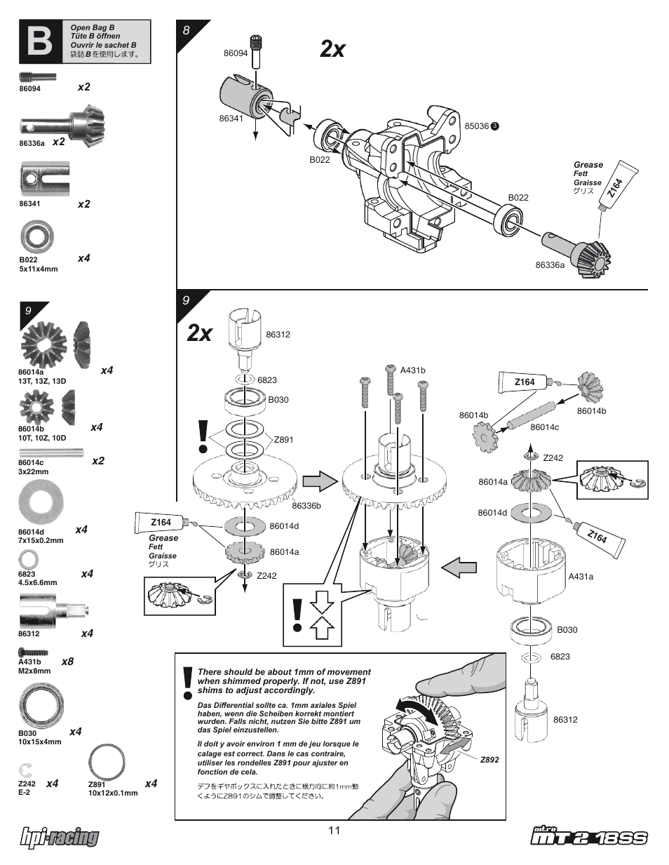 Mt2_ss_11.pdf | HPI Racing Nitro RS4 MT 2 18SS+ User Manual | Page 11 / 44