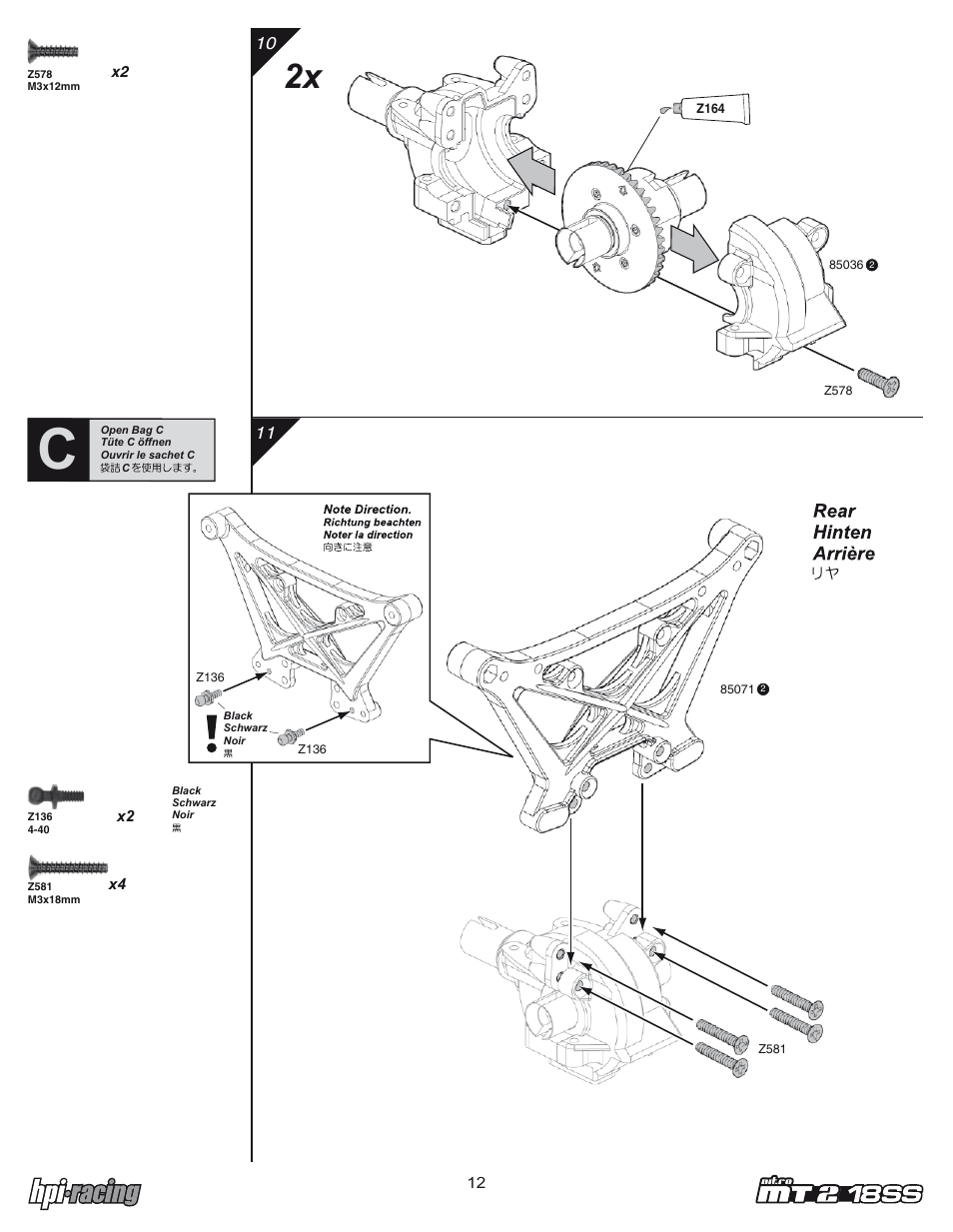 Mt2_ss_12.pdf | HPI Racing Nitro RS4 MT 2 18SS+ User Manual | Page 12 / 44