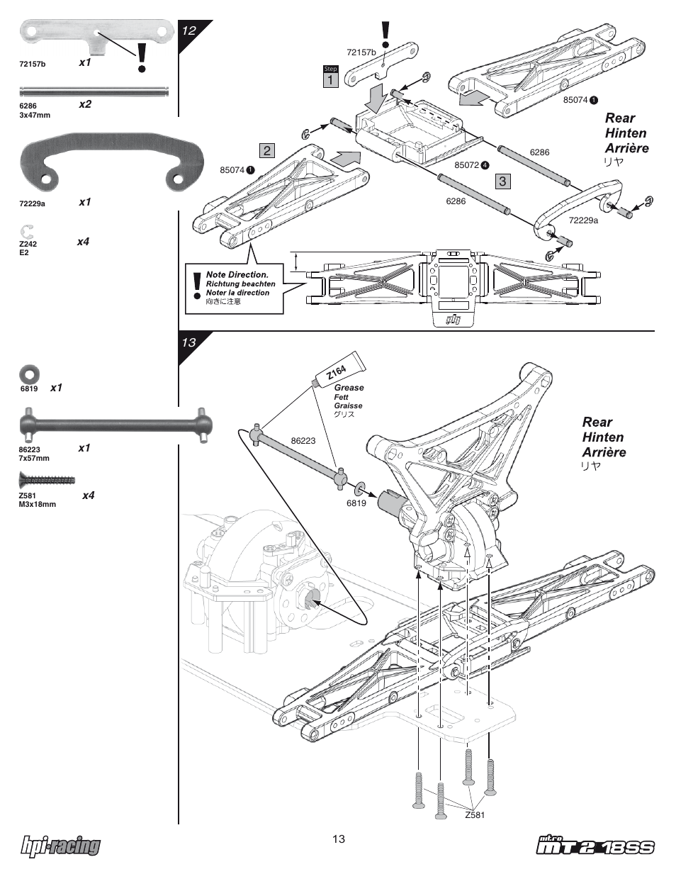 Mt2_ss_13.pdf | HPI Racing Nitro RS4 MT 2 18SS+ User Manual | Page 13 / 44