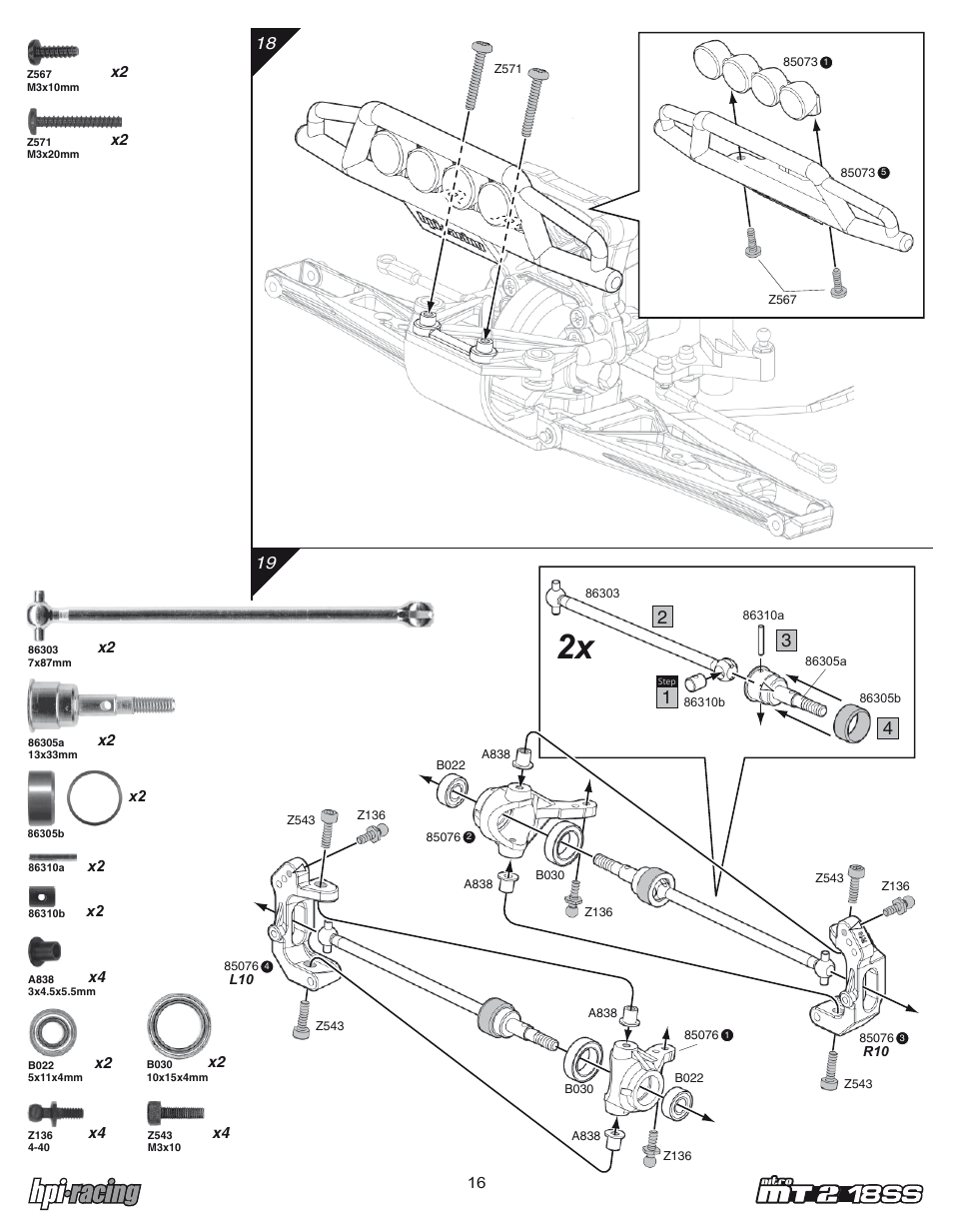 Mt2_ss_16.pdf | HPI Racing Nitro RS4 MT 2 18SS+ User Manual | Page 16 / 44