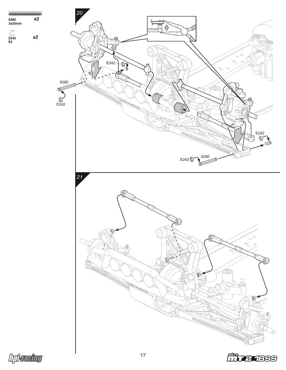 Mt2_ss_17.pdf | HPI Racing Nitro RS4 MT 2 18SS+ User Manual | Page 17 / 44