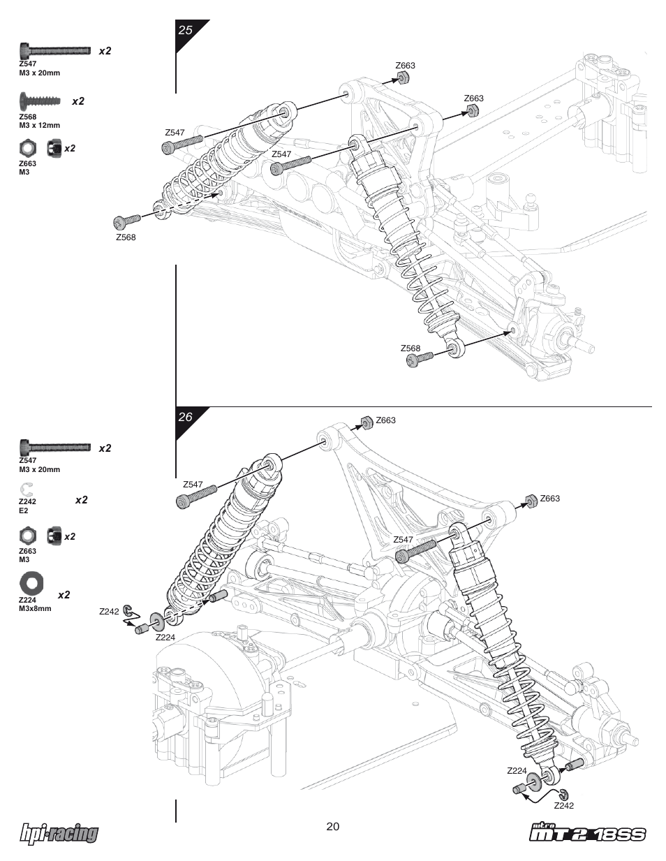 Mt2_ss_20.pdf | HPI Racing Nitro RS4 MT 2 18SS+ User Manual | Page 20 / 44