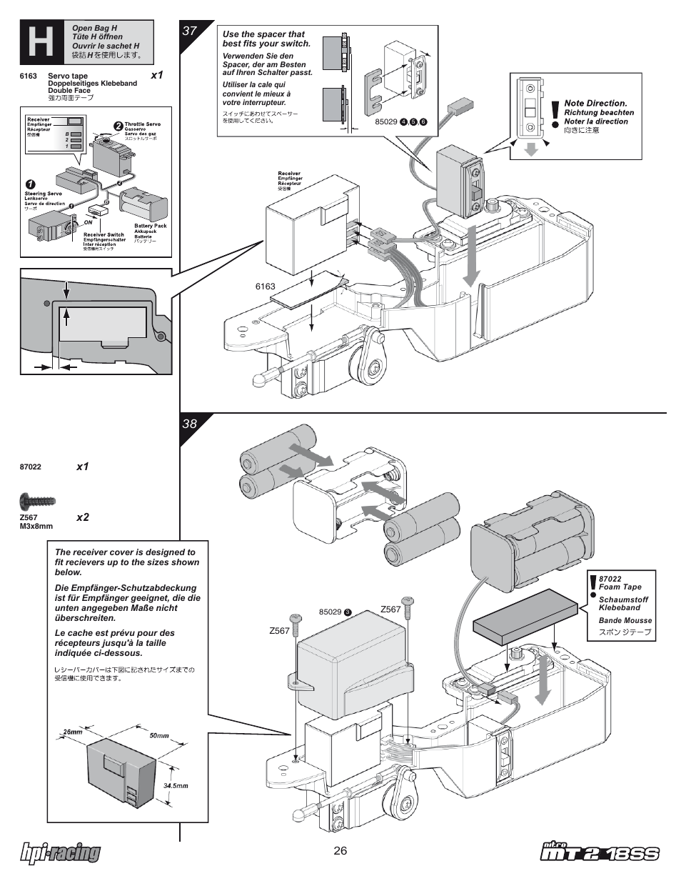 Mt2_ss_26.pdf | HPI Racing Nitro RS4 MT 2 18SS+ User Manual | Page 26 / 44