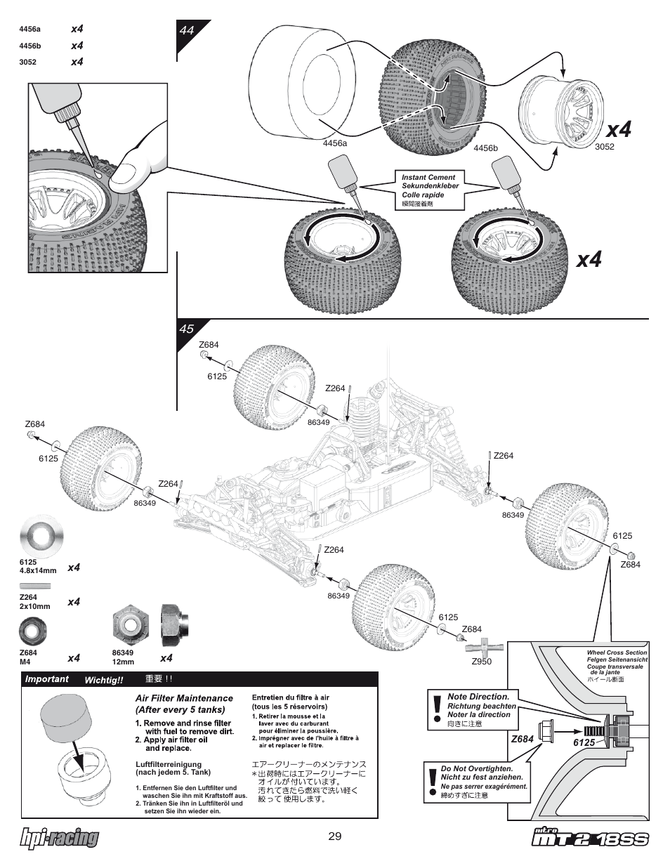 Mt2_ss_29.pdf | HPI Racing Nitro RS4 MT 2 18SS+ User Manual | Page 29 / 44