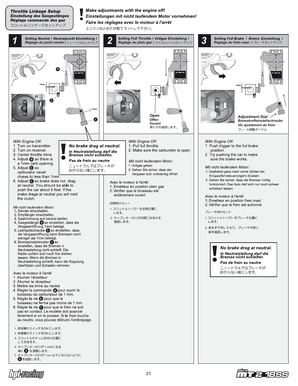 Mt2_ss_31.pdf | HPI Racing Nitro RS4 MT 2 18SS+ User Manual | Page 31 / 44