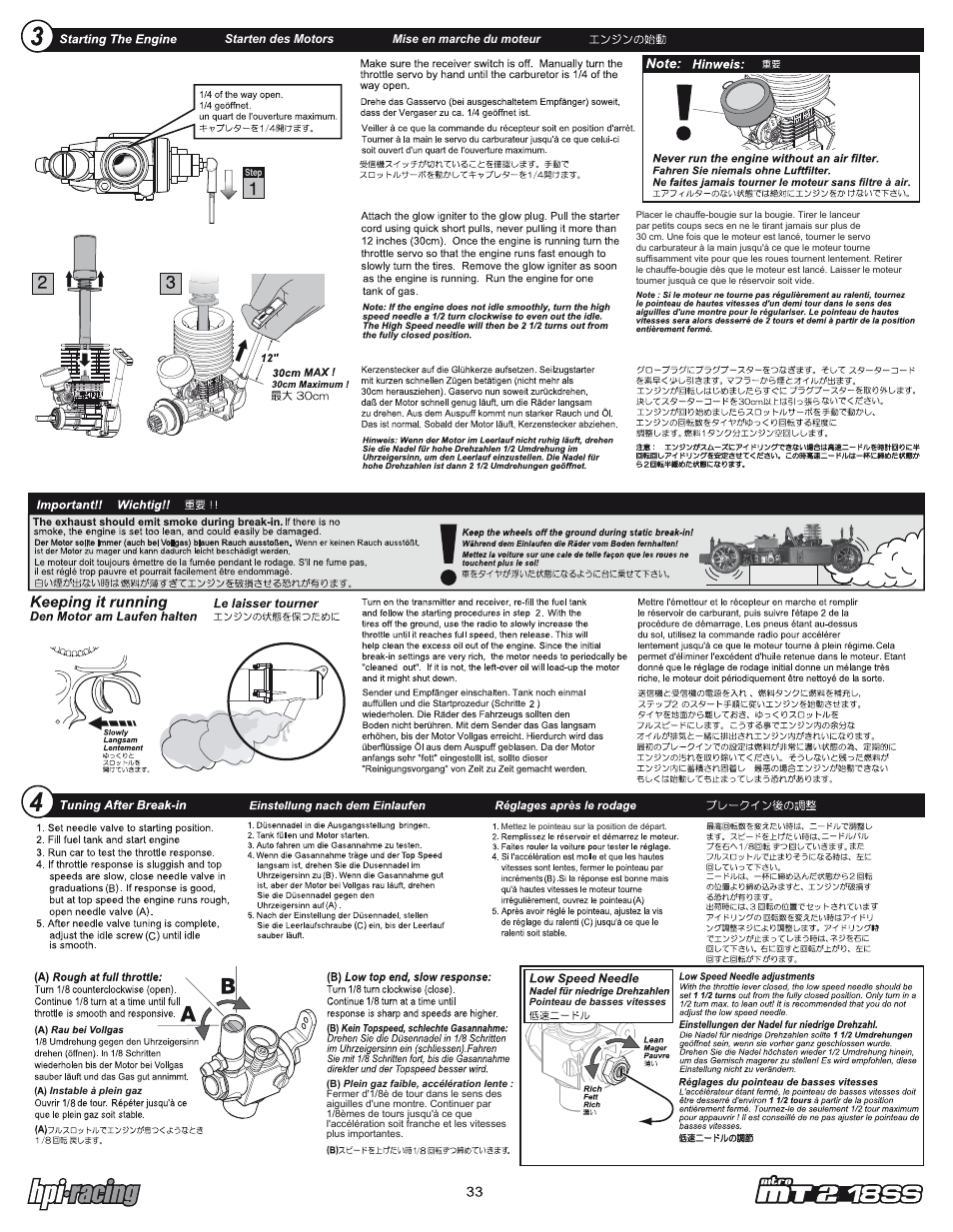 Mt2_ss_33.pdf | HPI Racing Nitro RS4 MT 2 18SS+ User Manual | Page 33 / 44