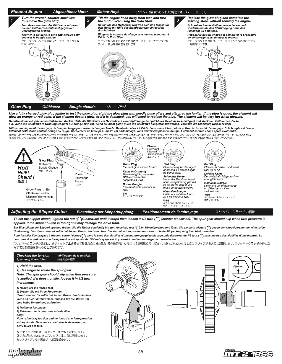 Mt2_ss_38.pdf | HPI Racing Nitro RS4 MT 2 18SS+ User Manual | Page 38 / 44