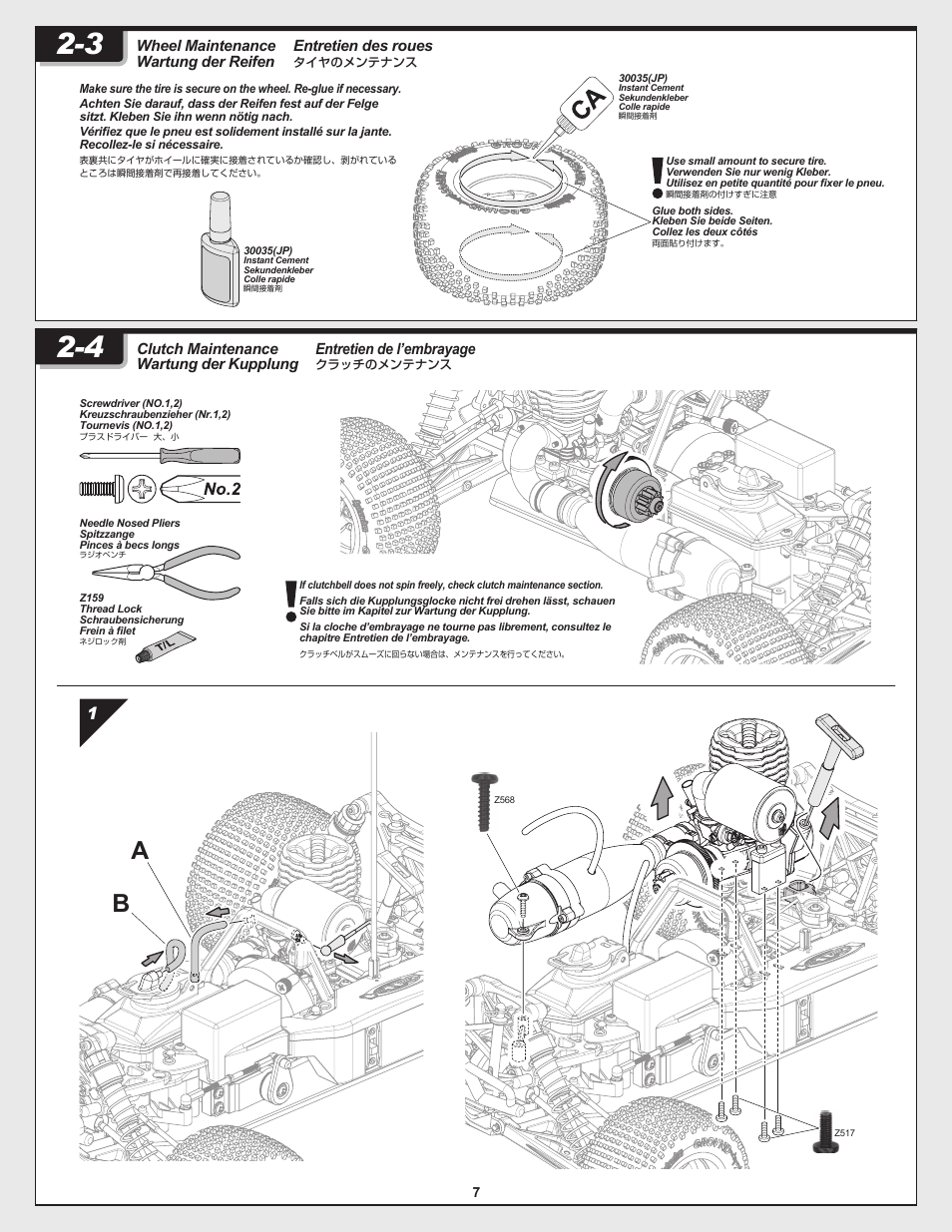 HPI Racing Nitro RS4 MT 2 18SS+ User Manual | Page 7 / 12