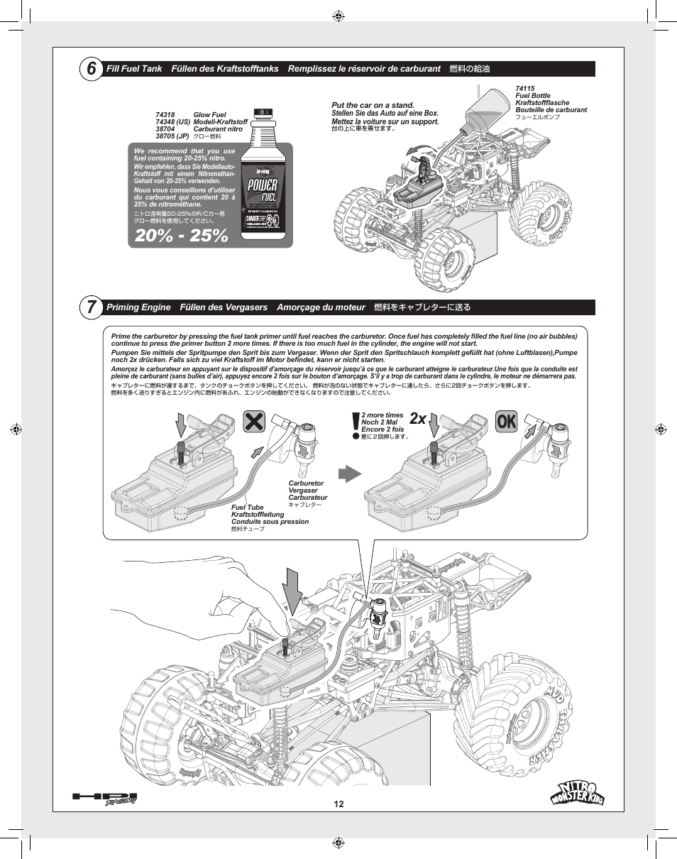HPI Racing Nitro Monster King User Manual | Page 12 / 60