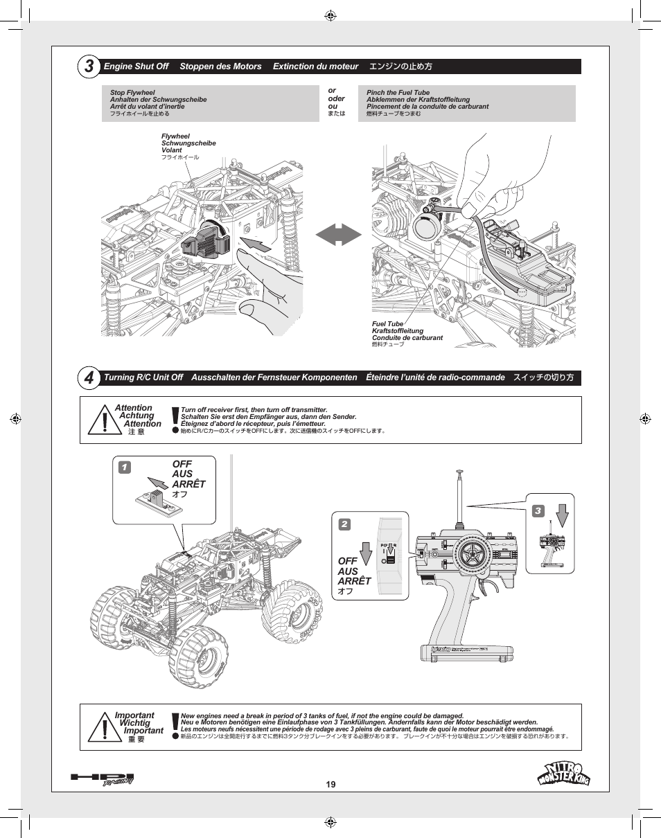 HPI Racing Nitro Monster King User Manual | Page 19 / 60