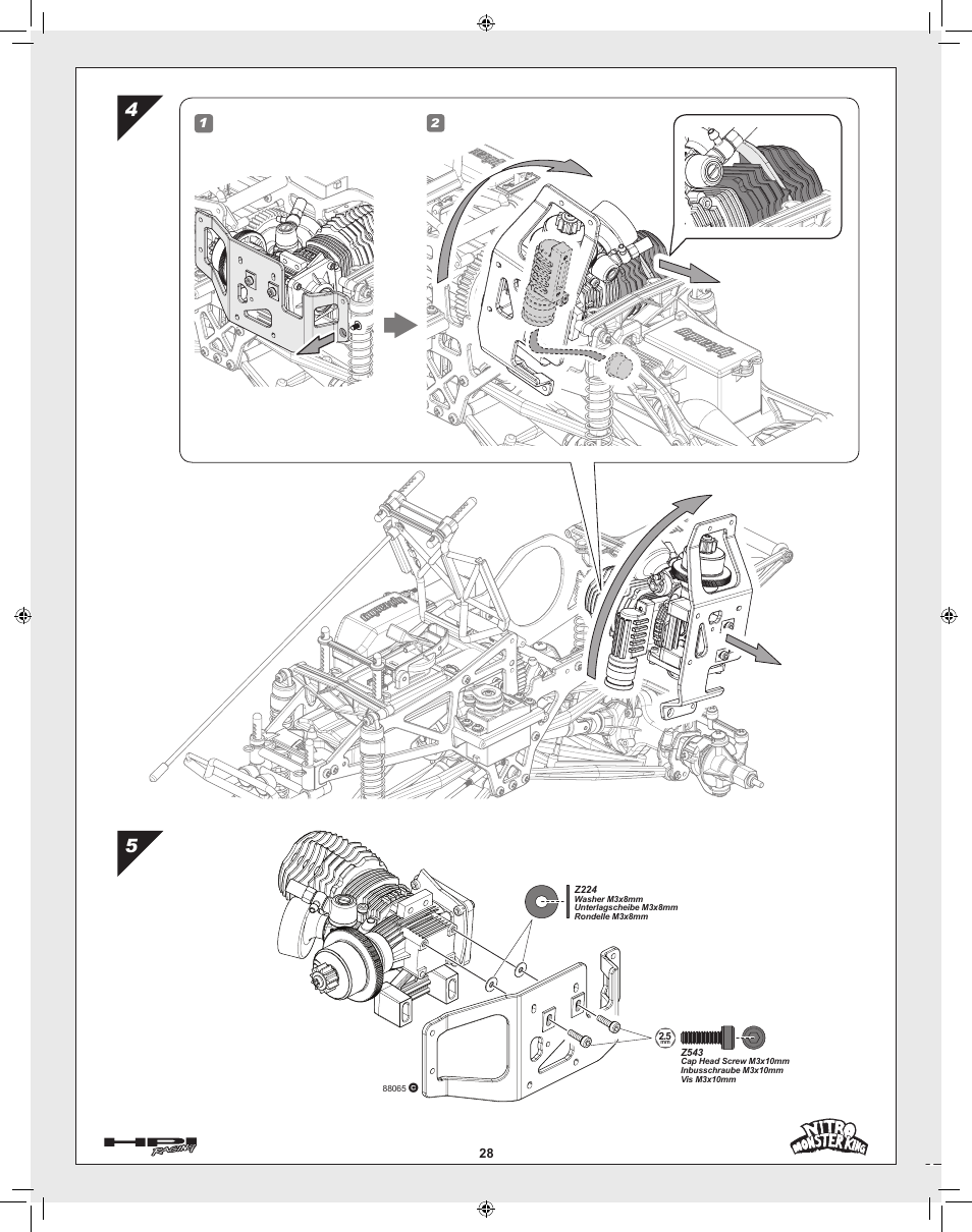 HPI Racing Nitro Monster King User Manual | Page 28 / 60