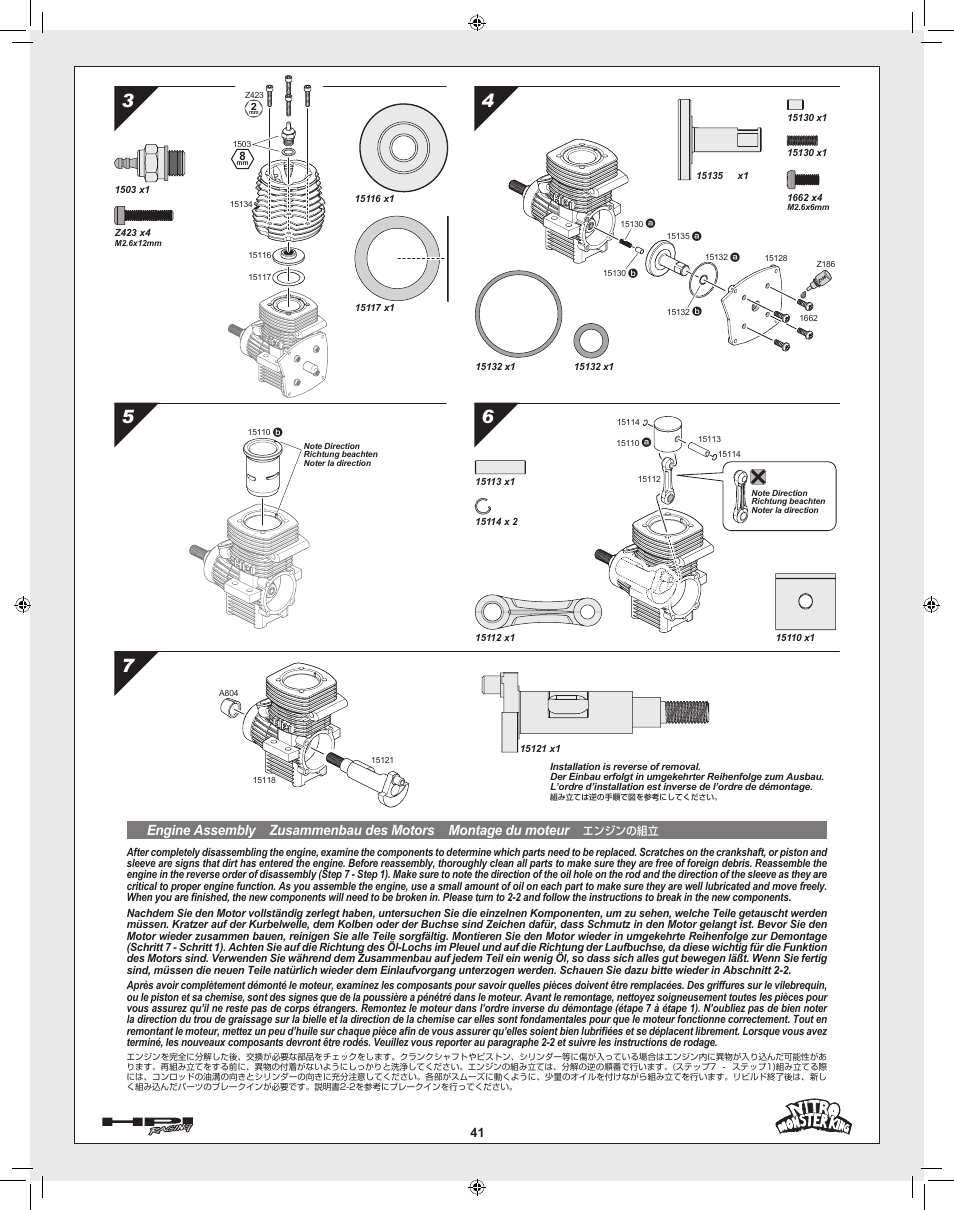 HPI Racing Nitro Monster King User Manual | Page 41 / 60