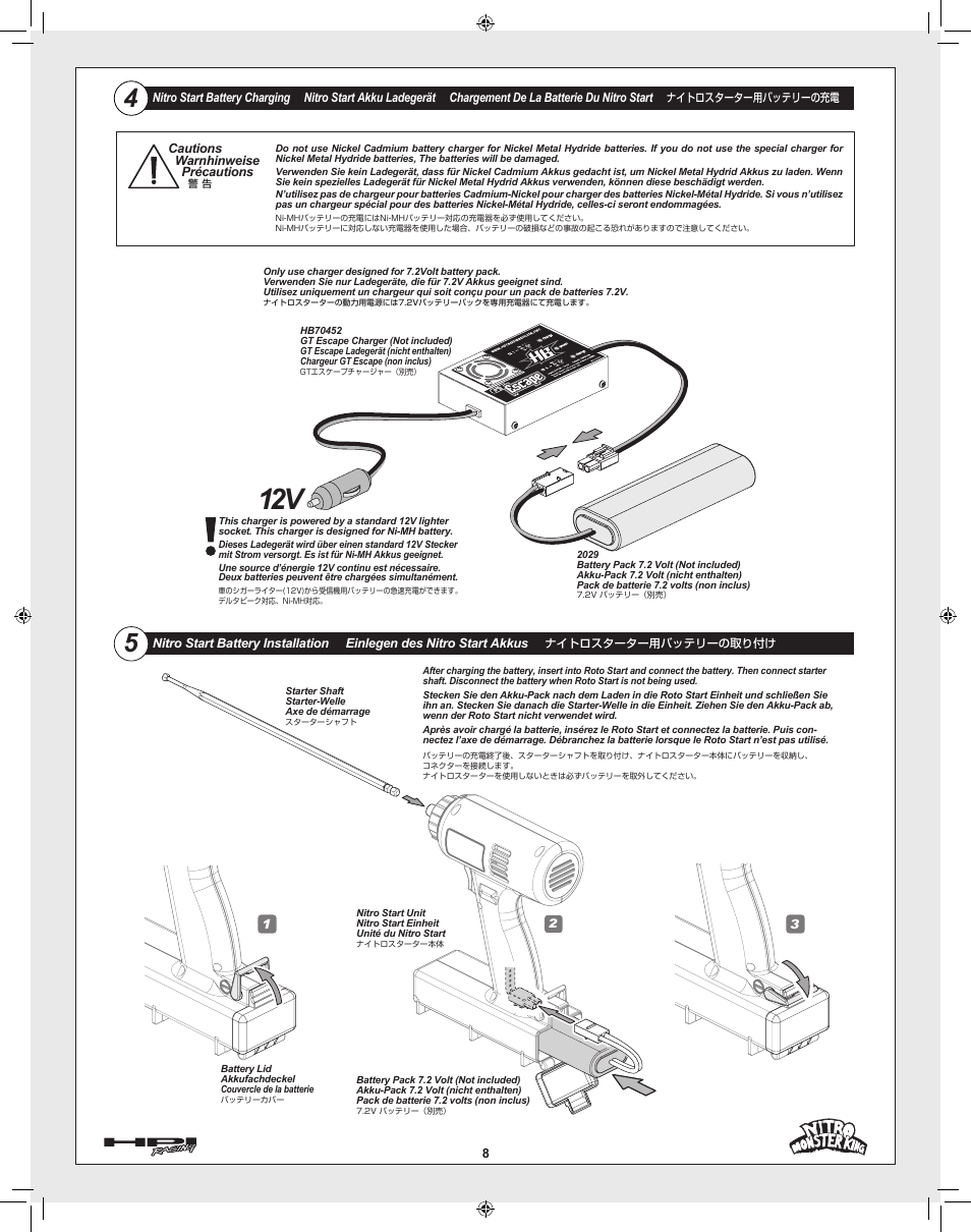 HPI Racing Nitro Monster King User Manual | Page 8 / 60