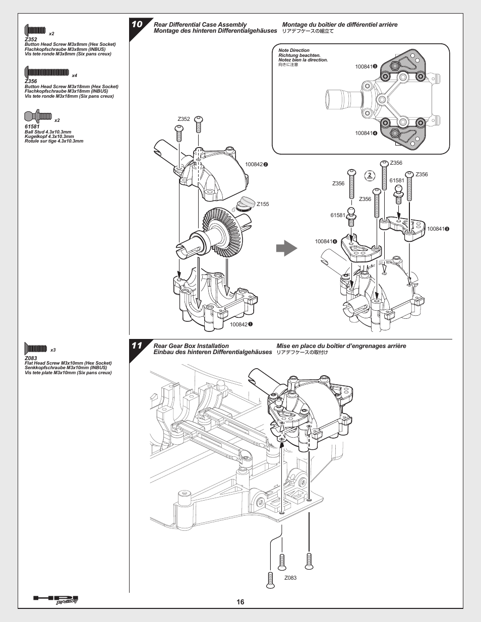 HPI Racing Cyber 10B User Manual | Page 16 / 44