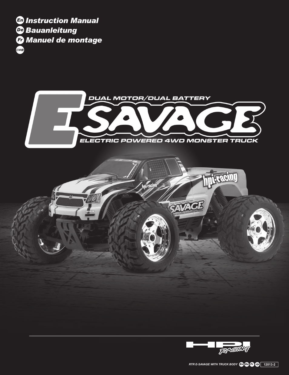 HPI Racing E-Savage User Manual | 40 pages