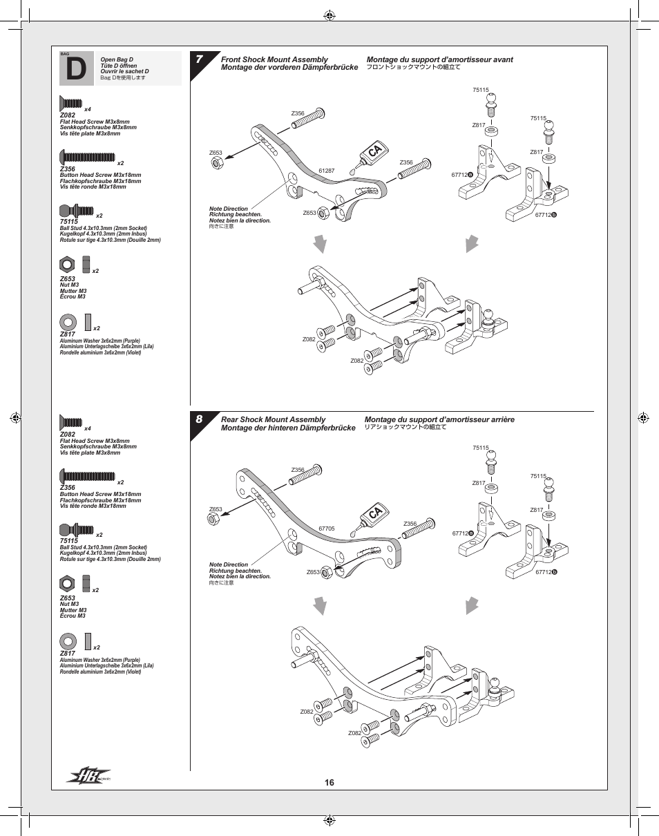 HPI Racing Cyclone TC User Manual | Page 16 / 44